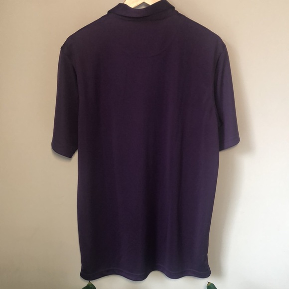 Sunice Silver Polo Golf Shirt in Purple Men’s Size Large NWOT - Picture 4 of 6